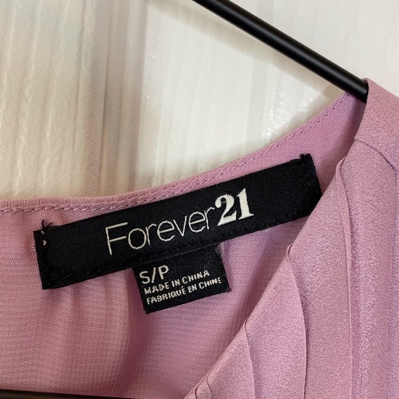 Forever 21 Lilac Purple Mini Dress Sz Small - Picture 9 of 10